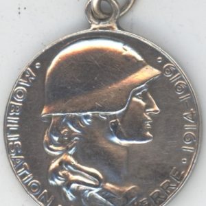 Médaille Militaire Lausanne à ses Soldats Mobilisation de Guerre 1914-1919 (vz) en argent