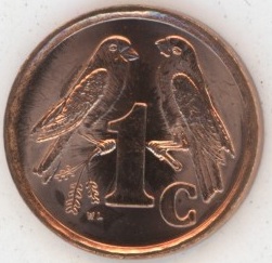 Afrique du Sud 1 cent 1998 en ndébélé (unz)