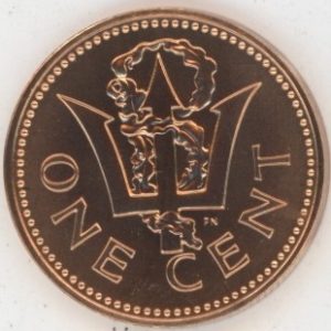 Barbados 1 Cent 1973 FM Trident (unz)