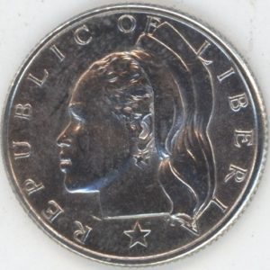Liberia 25 Cents 1960 (vz) en argent