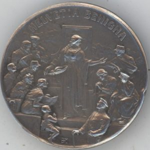Médaille Helvetia Benigna (ss) en argent