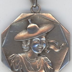 Médaille Tir Cantonal Vaudois Villeneuve 1962 (vz) en argent