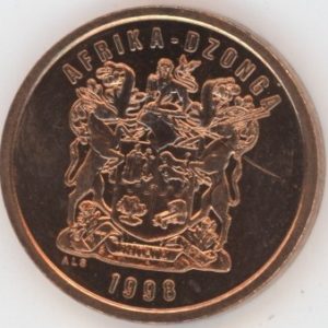 Afrique du Sud 5 Cents 1998 en Tsonga (vz)