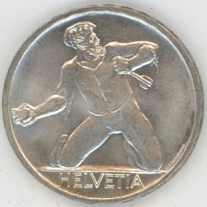 5 Francs comm. 1944 St-Jakob (vz-unz)