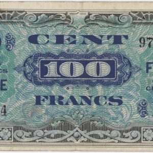 France 100 Francs 1944 Trésor