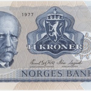 Norvège 10 kroner 1977 Neuf