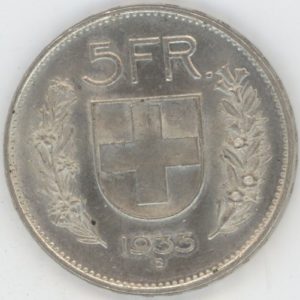 5 Francs 1935 (ss+)
