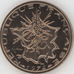 France 10 Francs 1974 Mathieu (unz)