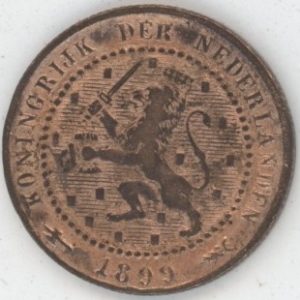 Pays-Bas 1 Cent 1899 William III (ss)