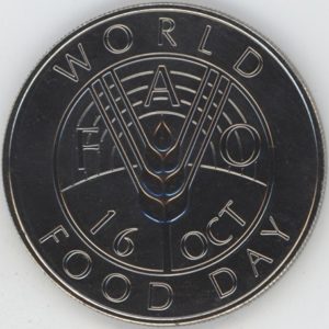 États de la Caraïbe Orientale 10 Dollars 1981 FAO (vz) en argent