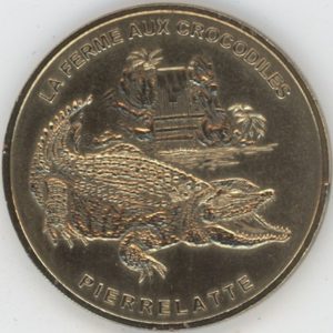 Monnaie de Paris la Ferme aux Crocodiles 1998 Pierrelatte (ss-vz)