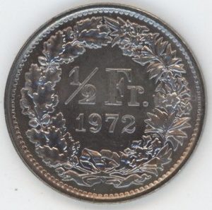 50 Centimes 1972 (unz)