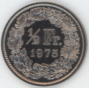 50 Centimes 1975 (unz)