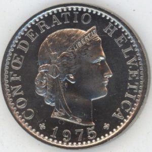 20 Centimes 1975 (unz)