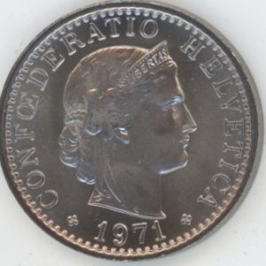 20 Centimes 1971 (unz)