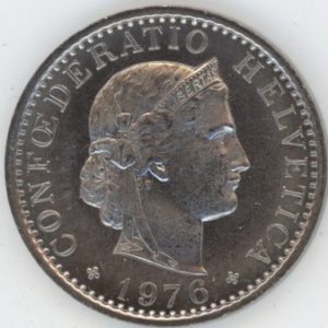 20 Centimes 1976 (unz)