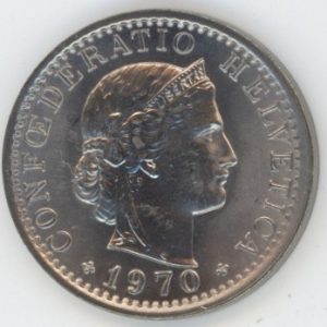 20 Centimes 1970 (unz)