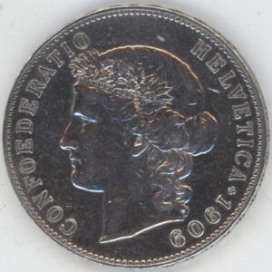 5 Francs 1909 (ss)