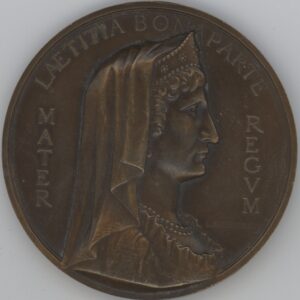 Médaille France Laetitia Bonaparte Chapelle Impériale Ajaccio (ss+)