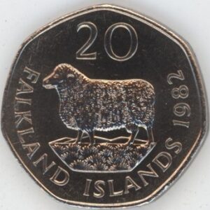 Falkland Islands 20 Pence 1982 (unz)