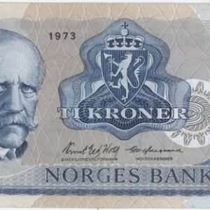 Norvège 10 kroner 1973