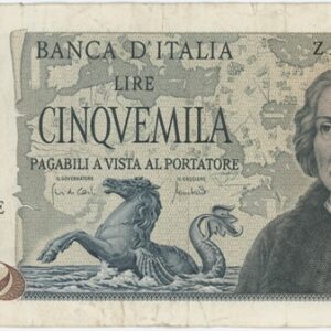 Italie 5000 Lire 1971 Colombo