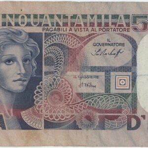 Italie 50 000 Lire 1978 Volto di Donna