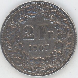 2 Francs 1907 (s-ss)