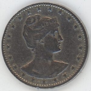 Brésil 200 Reis 1901 Liberté (ss)