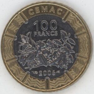 Etats de l'Afrique Centrale 100 Francs 2006 (vz)