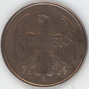 Germany Weimar 4 Reichspfennig 1932 E (ss+)