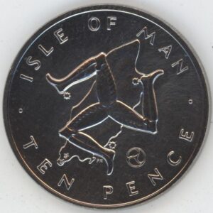 Isle of Man 10 Pence 1979 PM (vz-unz)