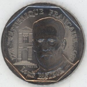 France 2 Francs 1995 Louis Pasteur (vz)