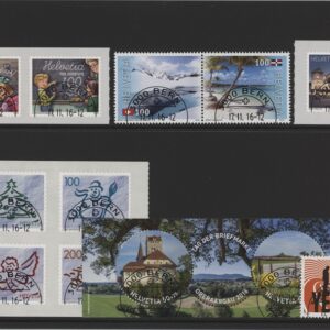 Timbres Suisse Série annuelle oblitéré 1er Jour 17.11.2016