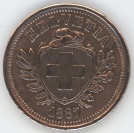 1 Centime 1887 (ss-vz)