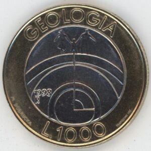 San Marino 1000 Lire 1998 R Géologie (vz)