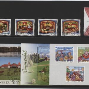 Timbres Suisse Série annuelle oblitéré 1er Jour 13.11.2014