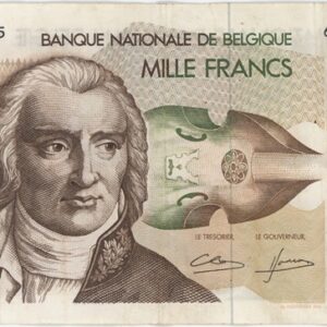 Belgique 1000 Francs ND (1980-96)