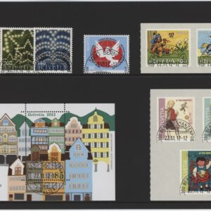 Timbres Suisse Série annuelle oblitéré 1er Jour 22.11.2012