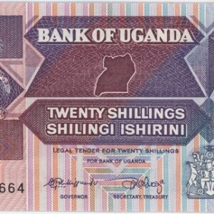 Uganda 20 Shillings 1988 Neuf