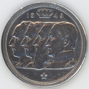 Belgique 100 Francs 1949 (FL) ss en argent