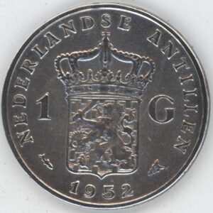 Pays-Bas Antilles 1 Gulden 1952 Juliana (ss+) en argent