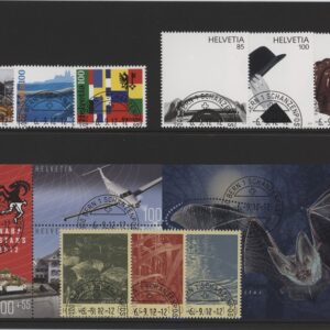 Timbres Suisse Série annuelle oblitéré 1er Jour 6.9.2012