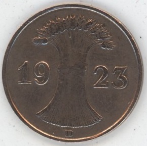 Germany Weimar 1 Reichspfennig 1934 A (vz)