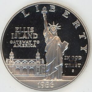 USA 1 Dollar 1986 S Statue de la liberté (unz) en argent