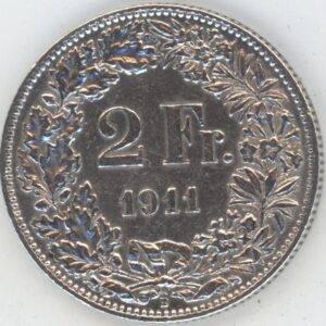 2 Francs 1911 (ss+)