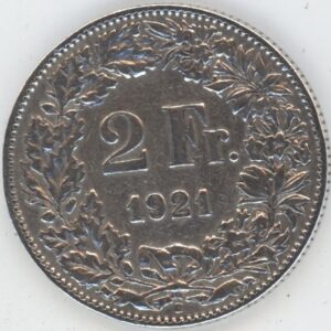 2 Francs 1921 (ss)