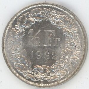 50 Centimes 1962 (vz)