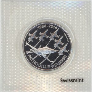 20 Francs comm. 2014 (unz) 50 ans de la Patrouille Suisse