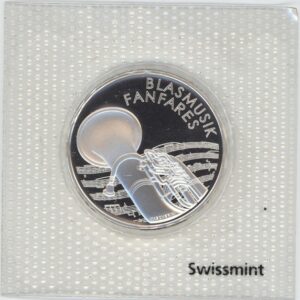 20 Francs comm. 2016 (unz) Fanfare / Brass Bands